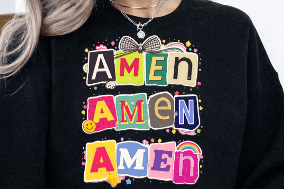 Amen Png, Christian Png, Jesus Png T-Shirt Designs