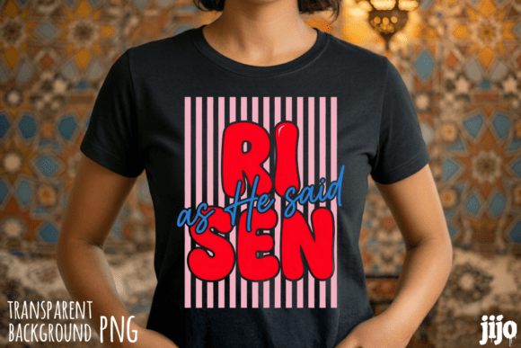 Christian Risen Jesus Faith PNG for T-Shirt Designs