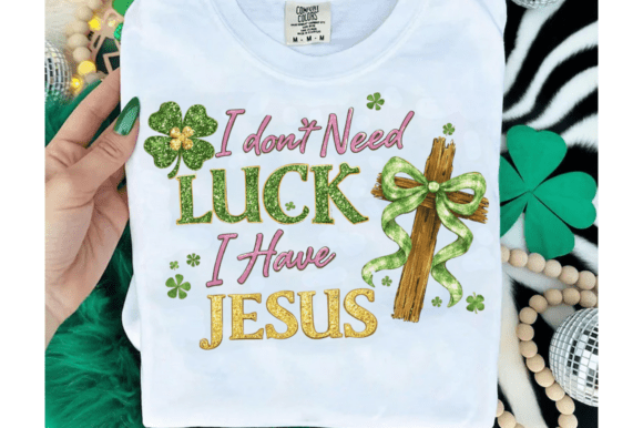 Christian St. Patrick’s Day PNG, Pink Gr T-Shirt Designs