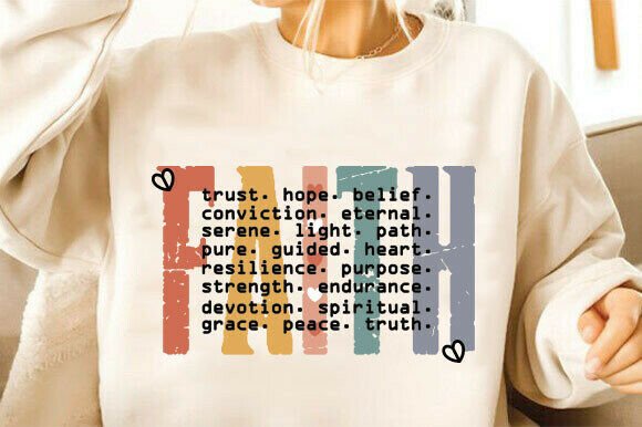 Faith Words Svg