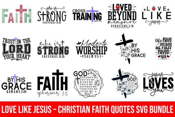 Love Like Jesus T-Shirt Designs