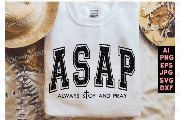 Retro Christian Svg, Asap Always Stop