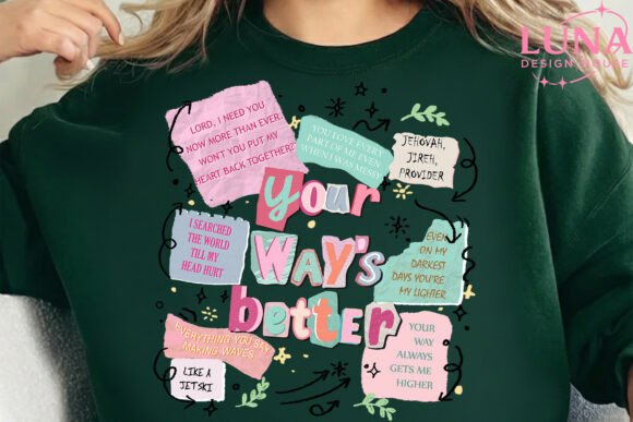 Your Way is Better 16 9 Png for T-Shirt Designs